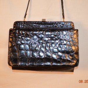 1950 VINTAGE ALLIGATOR SKIN PURSE